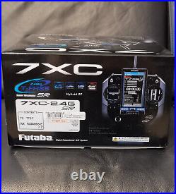 Futaba T7XC Radio Stick Very High End Lipo Sleeve Top and 2 Receivers