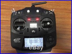 Futaba T8FGS 2.4 GHz Fasst BLACK Edition Remote / Transmitter case & charger