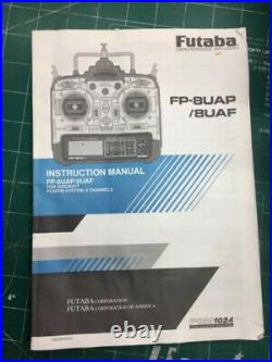 Futaba T8UHPS RC TRANSMITTER Helicopter DRONE REMOTE PPM / PCM 1024 FP-R129DP R