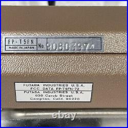 Futaba Vintage RC Transmitter Remote FP-T5FN 72.400MHz Plane 3 Channel Control