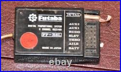 Futaba Vintage RC Transmitter Remote FP-T6FN 72.400MHz Plane Control with Extras
