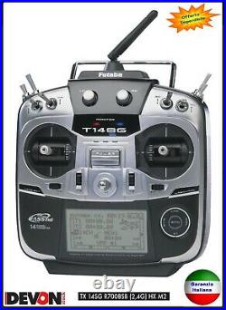Futaba radio tx 14sg receiver r7008sb m 2 electric helicopter tecocomandato