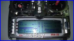 Graupner JR MX-22 MX22 MX 22 sender transmitter futaba robbe mc-22 mc-24 mc24