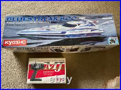 Kyosho Bluestreak 800 RC GAS Nitro Racing Boat Kit NEW + Futaba RC System NEW