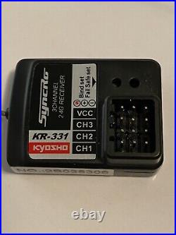 Kyosho KT-331P 2.4GHz 3 Channel Radio & KR-331 MP9e futaba traxxas losi spektrum