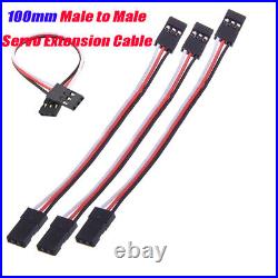 Male to Male 100/150/300/500/1000MM JR Futaba Receiver Servo Plug Connector Wire