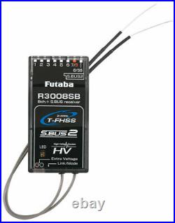 NEW Futaba 10J S/FHSS Heli 10Ch Transmitter withR3008SB RX Mode 2 FREE US SHIP