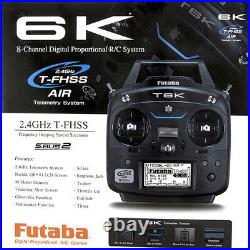 NEW Futaba 6K-V3S 8-Ch T-FHSS 2.4GHz Air Transmitter withReceiver FREE US SHIP