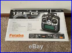 New Futaba 12FGH 12FG 2.4GHz FASST RC Helicopter Radio and Charger FUTK9276
