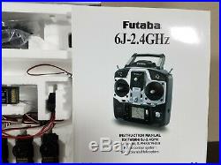 New Futaba 6J 6-Channel 2.4GHz S-FHSS R2006GS Receiver FUTK6000 4x S3004 Tamiya