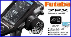 New Futaba 7PX 2.4Ghz T-FHSS 7-Ch Radio System + R334SBS Receiver x 2 Pcs