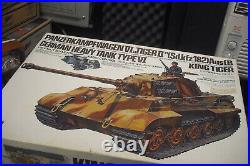 New Tamiya 1/16 King Tiger Radio Controlled Tank With 4ch Futaba
