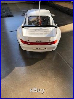 Porsche 911 GT2 New Built Tamiya 1/10 RC Car TA02SW 4WD and Futaba Remote