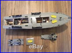 RC Model Motor Torpedo Boat Higgins Hellcat 78cm Long ESC Futaba Servo
