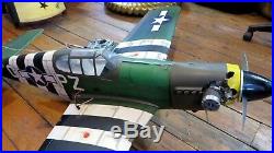 R. C. PLANE P-51 MUSTANG ARMY with 2 STROKE ENGINE & FUTABA FP-T2UAF CONTROLLER