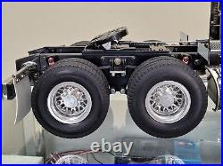 Rare Chrome Metallic Special Edition Tamiya R/C 1/14 Semi Ford Aeromax Futaba