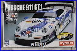 Rare Kyosho Superten GP Porsche 911 GT1 4WD Partial Built Never Run Unpaint Body