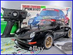 Rare Tamiya 1/10 RC Porsche 911 GT2 Taisan Starcard TA02SW Futaba ESC 58172 Box