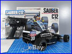 Rare Tamiya 1/10 RC Sauber C12 F-1 Racing Car F103 Chassis # 58130 RTR Futaba