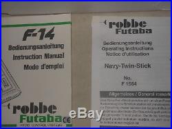 Robbe Futaba F 14 Navy Twin Stick Rc Fernsteuerung Neuwertig Unbenutzt Ovp
