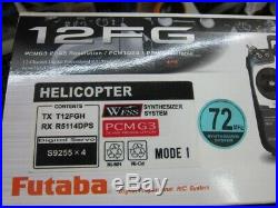 SPECIAL OFFER Futaba 12FG PCM 12ch + R5114DPS + 4pcs S9255 + battery 100% NEW
