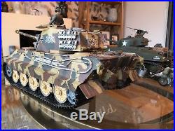 Tamiya 116 King Tiger Tank R C + Futaba Coms
