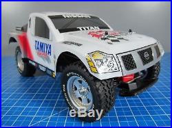 Tamiya 1/10 RC Nissan Titan body on TA02 Chassis Futaba Servo Dynamite ESC RTR