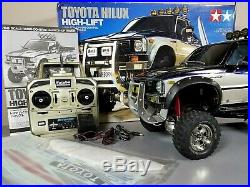 Tamiya 1/10 R/C Toyota Hilux High Lift Truck + Futaba+ESC+Upgrade Part & Bearing