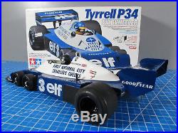 Tamiya 1/10 R/C Tyrrell P34 F-1 Six Wheeler # 49154 Futaba MC230CR ESC Battery