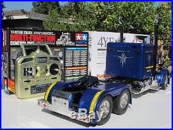 Tamiya 1/14 RC Grand Hauler Semi Truck + Futaba 2.4Ghz + MFC-01 LED & Sound Unit