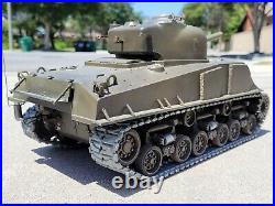 Tamiya 1/16 R/C M4 Sherman Tank 105mm Howitzer Full Option DMD T-05 Unit Futaba