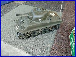 Tamiya 1/16 Radio Contolled Sherman Tank With Futaba Attack Mint Unused Conditio