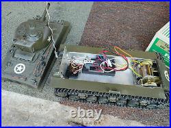 Tamiya 1/16 Radio Contolled Sherman Tank With Futaba Attack Mint Unused Conditio