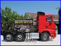 Tamiya RC 1/14 Mercedes Arocs 3363 6x4 Truck +MFC-03 Light &Sound +Futaba 2.4GHz