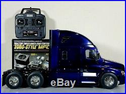 Tamiya R/C 1/14 Cascadia Freightliner Truck + MFC-03 LED Sound Unit +Futaba 4YWD