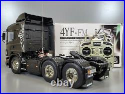 Tamiya R/C 1/14 Scania R620 Highline Semi Truck + Servo+TBLE02 ESC +Futaba T4YF