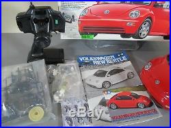 Tamiya R/C FF 1/10 Volkswagen Beetle with Expec Transmitter Futaba ESC Servo Box