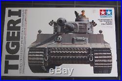 Tamiya R/C Tiger I Early withOption Kit # 56010 & futaba radio control unit