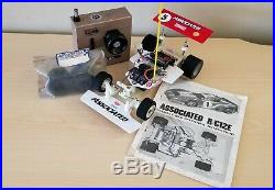 Team Associated RC12e, vintage Futaba radio, owners manual, vintage donuts rc12i