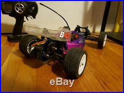Team associated rc10 b4.1 b4 buggy 1/10, Novak brushless motor, Futaba radio