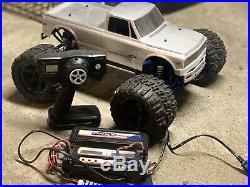Upgraded Brushless Traxxas Emaxx With Futaba Controller And Onyx Charger