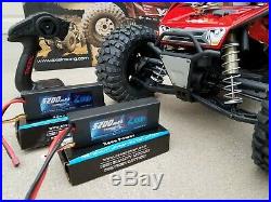 Use Axial Yeti XL 1/8th Scale Electric 4WD RTR with 2x 5200mah 7.4C Lipo Battery