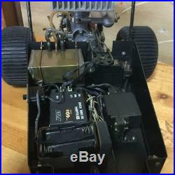 Used FUTABA Industry SAFARI Engine Buggy GTX 1/8 Scale Model Yellow Color
