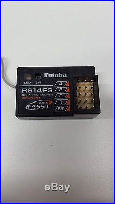 Used Futaba 4pksr 4pk Transmitter 2.4ghz Plus R614FS Receiver OZRC