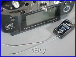 Used Futaba T8J Monitor 2.4 Ghz Radio Transmitter with R2008SB Reciever Great