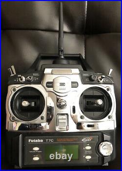 Used RC Futaba T7C Transmitter For Parts Or Repair See Details