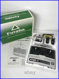 VINTAGE RC FUTABA Attack 2 New Old Stock Radio Control System With Servos