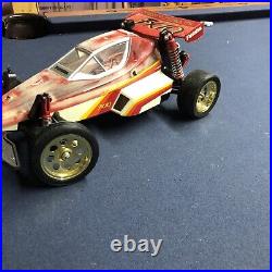 Vintage 1980's Futaba FX10 RC Car Buggy Chassis Roller With Body