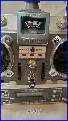 Vintage Back To The Future Docs Remote Futaba FP-8SGA-P Transmitter Powers Up