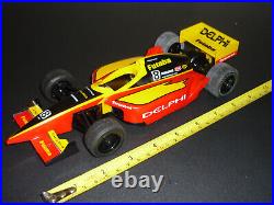 Vintage Delphi Indy Futaba Formula 1 RC 120 Scale Remote Control Car Open Box